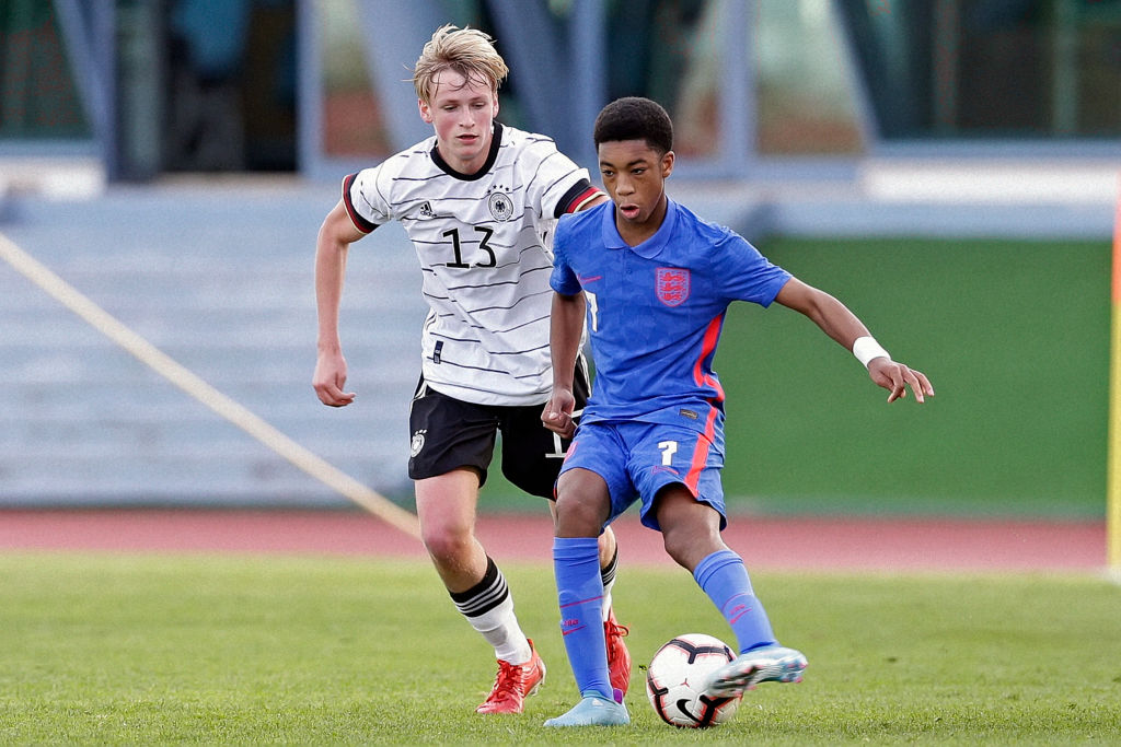 U16 England v U16 Germany - UEFA Development Tournament