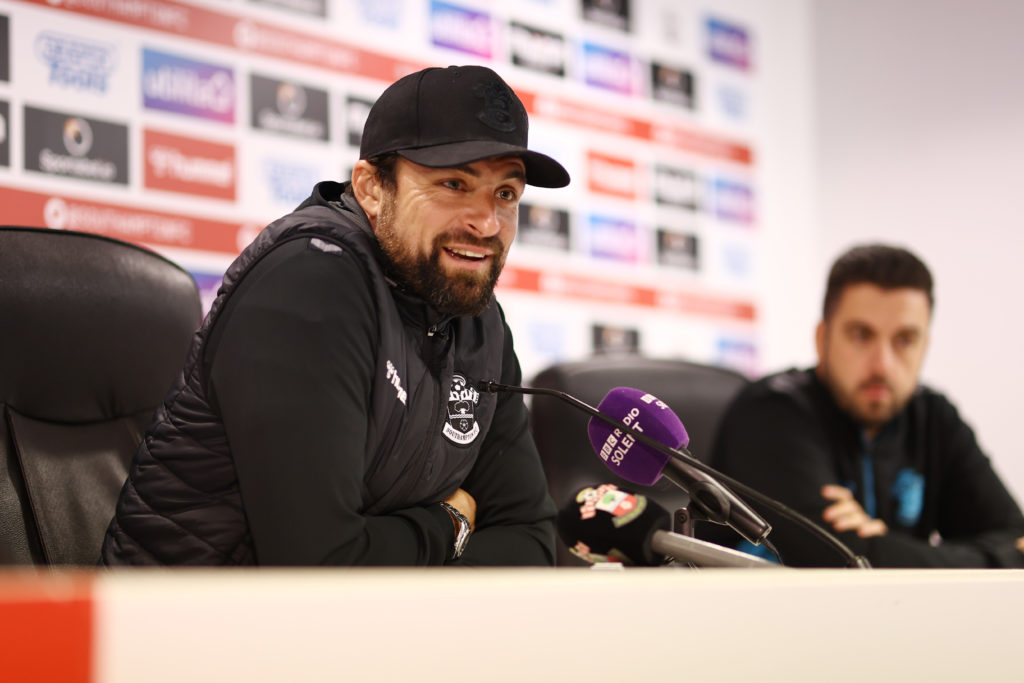 Southampton Training and Press Conference