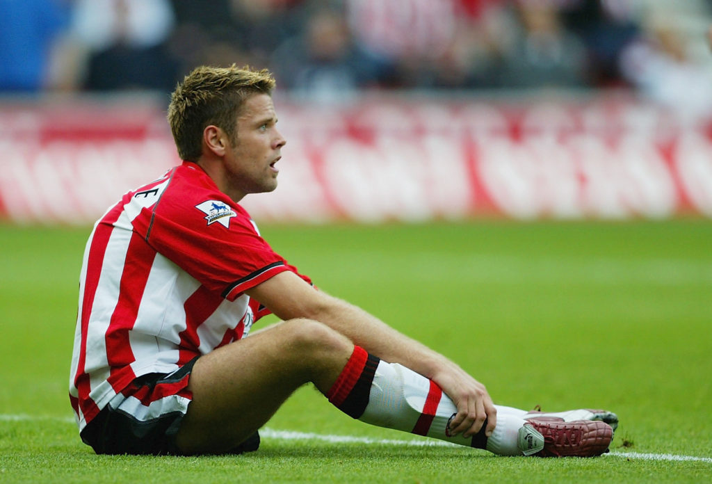 James Beattie of Southampton looks dejected